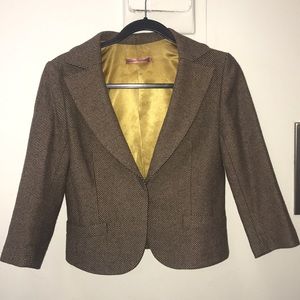 100% Wool Beige Blazer